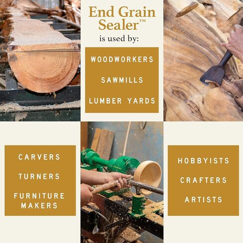 Preservation Solutions - End Grain Sealer Clear 1 Quart - Prevents End Cracking in Saudi Arabia