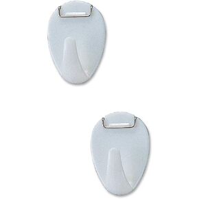 Officemate Plastic Cubicle Hooks, White, Set of 5 (30180) in Saudi Arabia