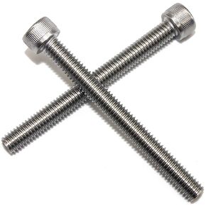 فولركيرج براغي غطاء راس مقبس ام 6، محرك مقبس الين دين 912، ستانلس ستيل ايسي 304 (18-8)، خيط كامل، لمسة نهائية ساطعة، خيط الة M6 × 10 ملم فضي in Kuwait