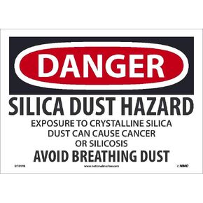 NMC D704PB علامة خطر غبار السيليكا in Kuwait