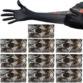 Blackwork Latex Gloves