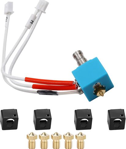 AOMUWKE 3D Printer Hotend Print Head for Kobra, FDM 3D Printer Accessories Hotend Heating Block with Heating Tube and Thermistor Kit for Anycubic Kobra in Kuwait