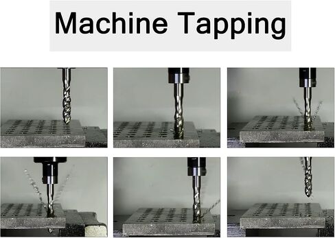 Metric M3 Machine Screw Tap 10pcs HSS Spiral Flute Drill Taps Thread Tapping Tool For Metal(M3) in Kuwait
