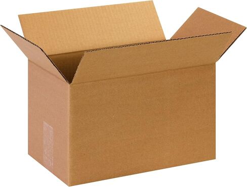PARTNERS BRAND 13 x 8 x 8 Corrugated Cardboard Boxes, Long 13"L x 8"W x 8"H, Pack of 25 | Shipping, Packaging, Moving, Storage Box for Home or Business, Strong Wholesale Bulk Boxes in Saudi Arabia