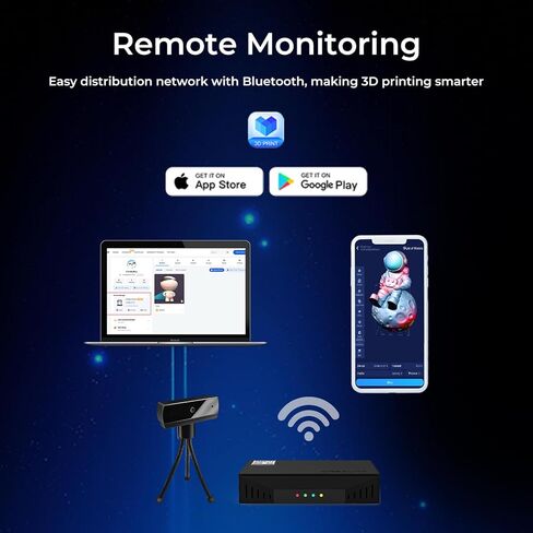 Creality WiFi Box 2.0 طابعة ثلاثية الأبعاد طباعة لاسلكية في الوقت الحقيقي مجموعة ترقية المراقبة عن بعد مع بلوتوث in Kuwait