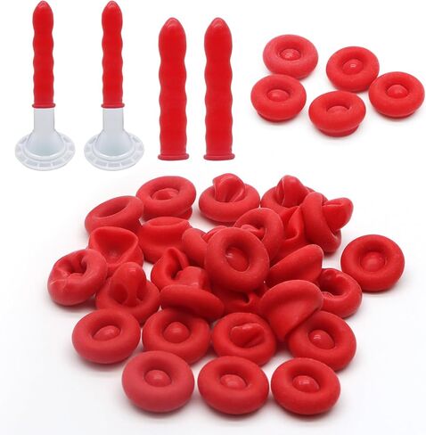 30 قطعة من غطاء السد لأنابيب السد من JTDER، أغطية مانعة للتسرب لحفظ السد لإغلاق والحفاظ على أنبوب السد المفتوح، أحمر in Kuwait