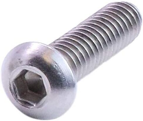 يو-تيرن - مسمار غطاء المقبس للرأس بزر (اختيار الحجم/الكمية) 010F0050SSS) 10-32 × 1/2 18-8 SS in Kuwait