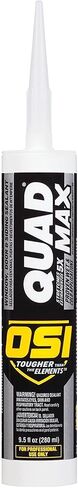 2 Pack OSI Sealants 9.5 oz Quad Max Window, Door and Siding Sealant, White in Saudi Arabia