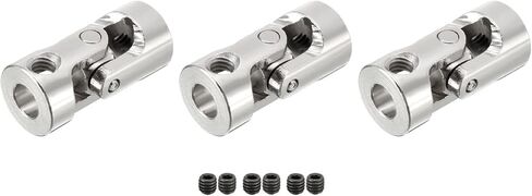 DMiotech 3 حزمة 5 مم إلى 5 مم ضياء داخلي قابل للتدوير عمود التوجيه العالمي U وصلة وصل L23 × D11 موصل مقرنة ث برغي للطابعة ثلاثية الأبعاد، آلة CNC in Kuwait