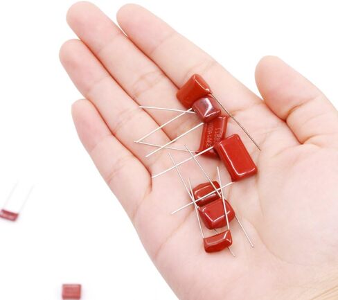 Hilitchi 150-Pcs CBB Metallized Polypropylene Film Capacitors Assortment Kit, 400V, 600V, 10nF ~ 68nF / 0.01uF ~ 0.068uF in Saudi Arabia