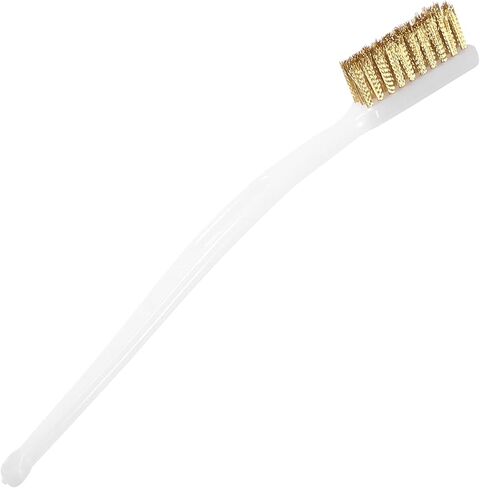 UMLIFE 10pcs 3D Printer Nozzle Cleaning Copper Wire Toothbrush Tool Copper Brush Handle Hot Bed Cleaning Toothbrush in Saudi Arabia