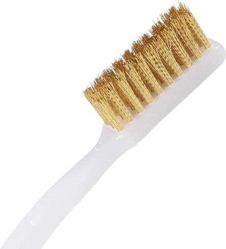 UMLIFE 10pcs 3D Printer Nozzle Cleaning Copper Wire Toothbrush Tool Copper Brush Handle Hot Bed Cleaning Toothbrush in Saudi Arabia