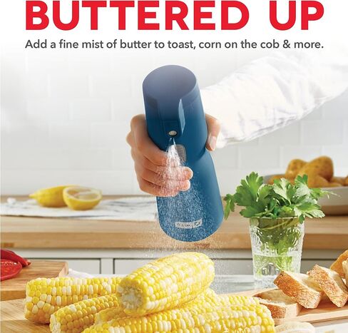 Dash Electric Butter Sprayer, Cordless Butter Sprayer for Popcorn, Toast, Entrees and More - Pro Chef Blue in Kuwait