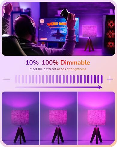 EDISHINE لمبة إضاءة أرجوانية قابلة للتعتيم، مصابيح شمعدان C35 E12، ما يعادل 60 واط، لمبة ثريا LED، لمبة إضاءة شمعة عتيقة، إضاءة زخرفية للهالوين، عيد الميلاد، الحفلات، الشرفة، 6 عبوات in Kuwait