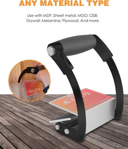 أداة حامل اللوحة والخشب الرقائقي، نطاق قبضة من 0 إلى 1، مقبض من الألواح الصخرية يحمل مقبضًا ناعمًا، مقبض رفع، مقبض معدني شديد التحمل لمشبك لوح الخشب أو رافع الحوائط الجافة بيد واحدة in Kuwait