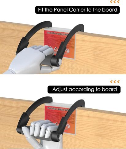 أداة حامل اللوحة والخشب الرقائقي، نطاق قبضة من 0 إلى 1، مقبض من الألواح الصخرية يحمل مقبضًا ناعمًا، مقبض رفع، مقبض معدني شديد التحمل لمشبك لوح الخشب أو رافع الحوائط الجافة بيد واحدة in Kuwait