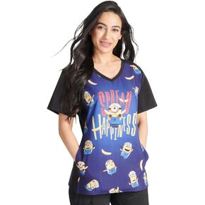 Tooniforms Women Scrubs Top V-Neck TF637