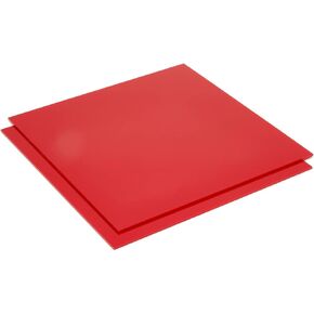 2-Pack Opaque Cast Acrylic Sheet, 1/8-Inch Thick 11.75x11.75-Inch Square Plastic Tiles for Wall Decorations, Laser Cutting, Arts and Crafts, and Custom Signs for Cafes and Boutiques (Pink) in Kuwait