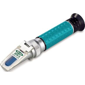 مقياس انكسار الملوحة المحمول Vee Gee Scientific STX-3 مع ATC، درجة صناعية، نطاق ملوحة 0-100%، نطاق جاذبية محدد 1.000-1.070، ضمان لمدة 5 سنوات in Saudi Arabia
