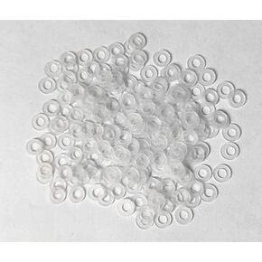 LuoQiuFa M3 Nylon Flat Washers,6mm OD 3mm ID 0.5mm Thickness Metric Sealing Spacer Gasket Ring for Faucet Pipe Water Hose Nut Valve (WhitePack of 300) in Saudi Arabia
