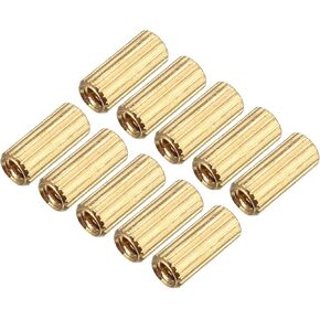 YOKIVE 50 قطعة فاصل مستقيم مستدير من النحاس، فاصل المواجهة مع خيط أنثى | إصلاح اللوحة الأم، رائع للصناعات الإلكترونية (M2 x 3 x 7mm) in Kuwait