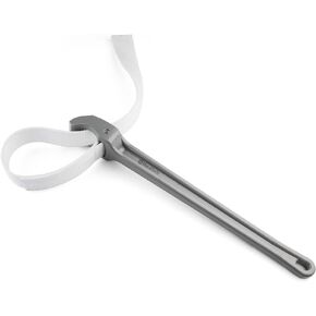DURATECH Strap Wrench 12" Handle, Adjustable Nylon Strap Pipe Wrench, Oil Filter Strap Opener Wrench,Blue