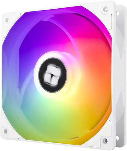 Thermalright TL-C12CW-S CPU Fan 120mm White ARGB Case Cooler Fan, 4pin PWM Silent Computer Fan with S-FDB Bearing Included, up to 1550RPM Cooling Fan in Saudi Arabia