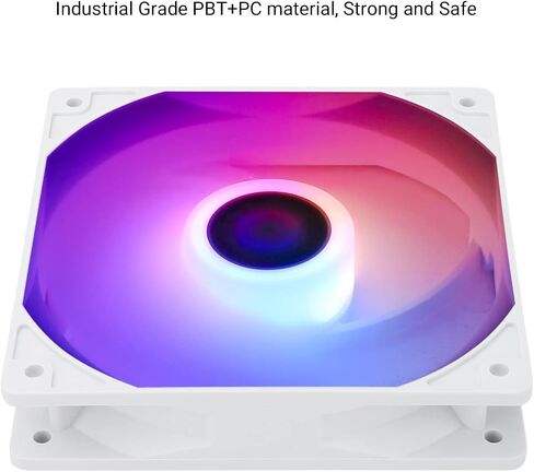 Thermalright TL-C12CW-S CPU Fan 120mm White ARGB Case Cooler Fan, 4pin PWM Silent Computer Fan with S-FDB Bearing Included, up to 1550RPM Cooling Fan in Saudi Arabia