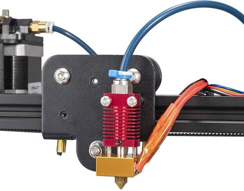 مجموعة Hotend المجمعة من Creality لـ Ender 3 / Ender 3 Pro/Ender 3 V2 مع Capricorn PTFE وتركيبات هوائية مطورة، الثرمستور، عنصر التسخين، جورب MK8 و4 فوهات إضافية in Kuwait