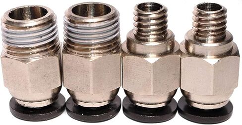 مجموعة Hotend المجمعة من Creality لـ Ender 3 / Ender 3 Pro/Ender 3 V2 مع Capricorn PTFE وتركيبات هوائية مطورة، الثرمستور، عنصر التسخين، جورب MK8 و4 فوهات إضافية in Kuwait