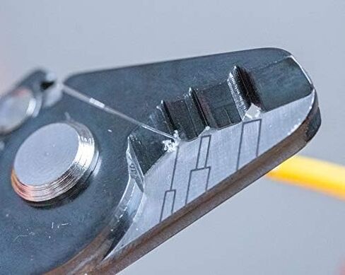 Jonard Tools JIC-375 Three Hole Fiber Optic Stripper with TPR Handle, 6" Length, Оne Расk in Saudi Arabia