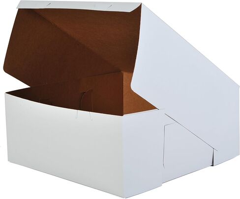 SCT White One-Piece Non-Window Bakery Boxes, 14 x 14 x 6, White, Paper, 50/Carton in Kuwait