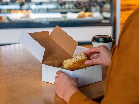 SCT White One-Piece Non-Window Bakery Boxes, 14 x 14 x 6, White, Paper, 50/Carton in Kuwait