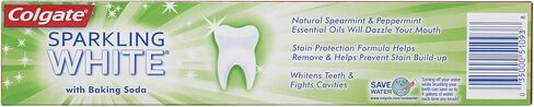 Colgate Sparkling White Whitening Toothpaste, Mint - 4 ounce (6 Pack) in Saudi Arabia