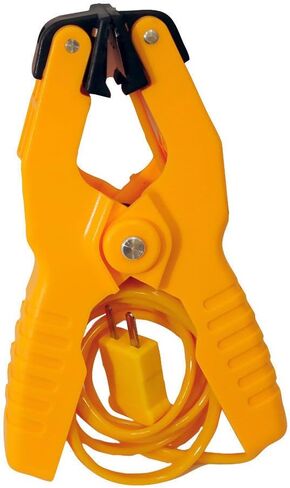 Pyle Meters Pipe Clamp Temperature ProbeTool-Type-KPipe Clamp Adapter Thermocouple Probe for External Meter or Gauge Device Like Digital Multimeters and Clamp Meter,Measures Temperature PCTL01, Orange in Saudi Arabia