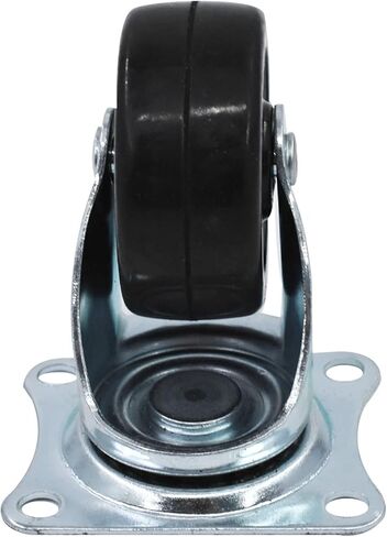 عجلة دوارة waltyotur شديدة التحمل 2 بدون فرامل مع لوحة علوية ومحمل أسود، عبوة من 24 قطعة in Kuwait