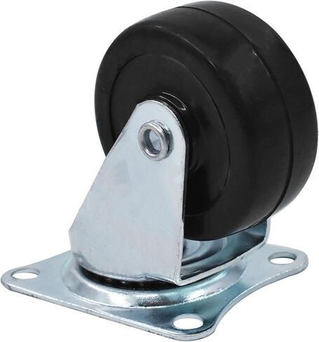 عجلة دوارة waltyotur شديدة التحمل 2 بدون فرامل مع لوحة علوية ومحمل أسود، عبوة من 24 قطعة in Kuwait