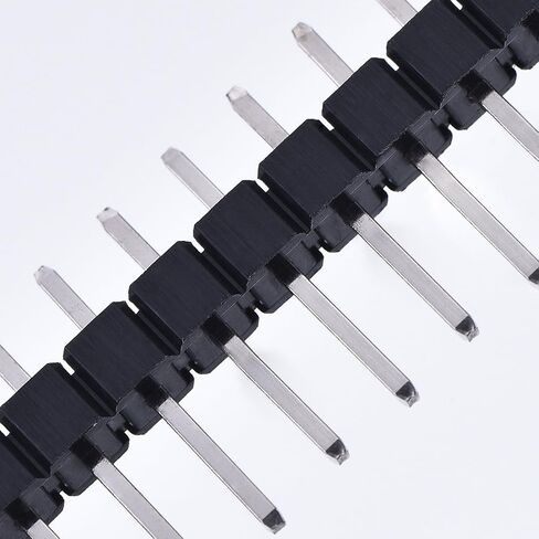 Hotop 50 Pack Single Row 40 Pin 2.54 mm Male Pin Header Connector in Saudi Arabia