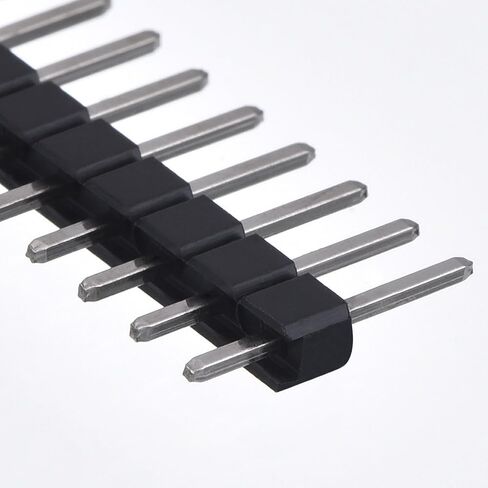 Hotop 50 Pack Single Row 40 Pin 2.54 mm Male Pin Header Connector in Saudi Arabia
