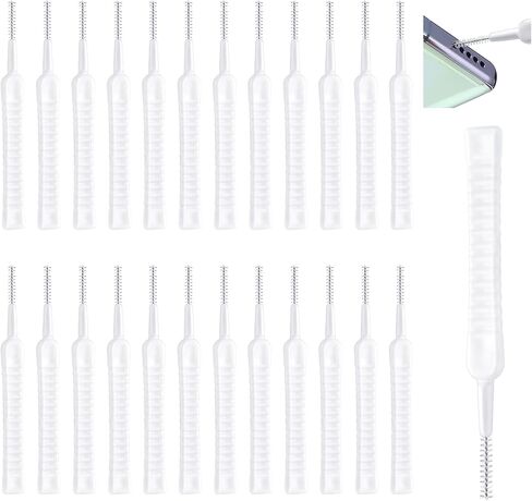 60 Pieces Mini Shower Head Cleaning Brush Anti-Clogging Nylon Cleaning Brush Hole Cleaning Brush for Shower for Window Slot, Phone, Keyboard, Car Vent, Straw in Saudi Arabia
