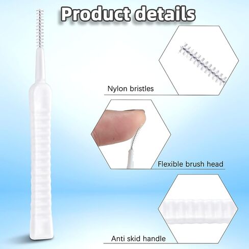 60 Pieces Mini Shower Head Cleaning Brush Anti-Clogging Nylon Cleaning Brush Hole Cleaning Brush for Shower for Window Slot, Phone, Keyboard, Car Vent, Straw in Saudi Arabia