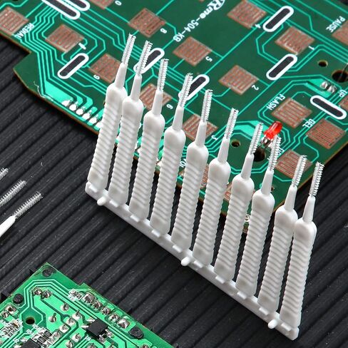 60 Pieces Mini Shower Head Cleaning Brush Anti-Clogging Nylon Cleaning Brush Hole Cleaning Brush for Shower for Window Slot, Phone, Keyboard, Car Vent, Straw in Saudi Arabia