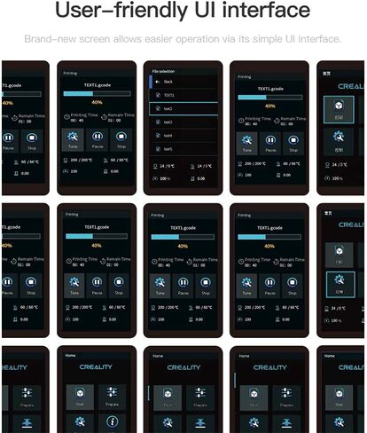 مجموعة شاشة ذكية مطورة 3 V2 بشاشة ملونة عالية الدقة متوافقة مع طابعة اندر-3 V2 واندر 3 برو واندر 3 ثلاثية الابعاد in Saudi Arabia