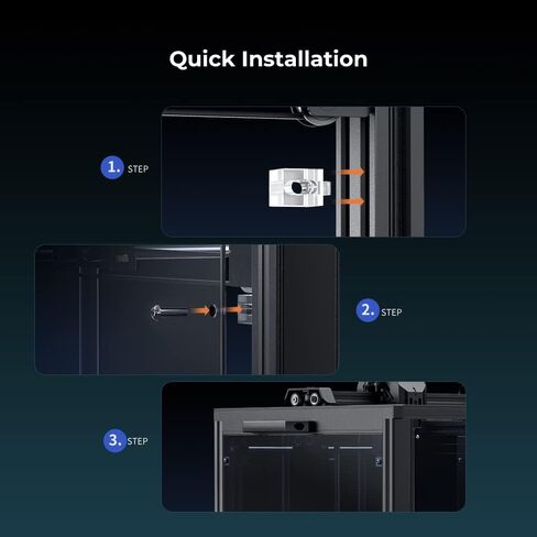 حاوية أكريليك Creality Ender-5 S1، غطاء غبار مقاوم للغبار بدرجة حرارة ثابتة من Ender 5 S1، 4 ورقات in Saudi Arabia