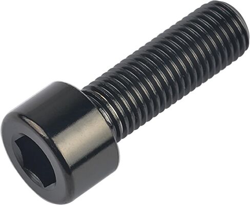 Titanium Cap Allen Socket Head Bolts M10 20 25 30 35 40 45 50 55 60mm Screw Pack of 4 (M10x20mm Pitch 1.25mm, Black) in Saudi Arabia