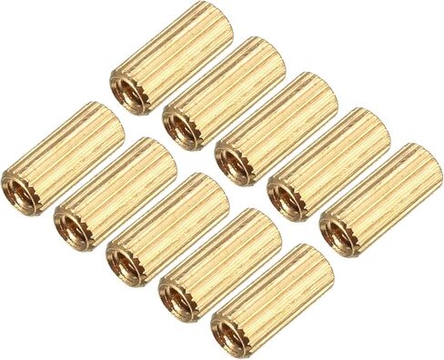 YOKIVE 50 قطعة فاصل مستقيم مستدير من النحاس، فاصل المواجهة مع خيط أنثى | إصلاح اللوحة الأم، رائع للصناعات الإلكترونية (M2 x 3 x 7mm) in Kuwait