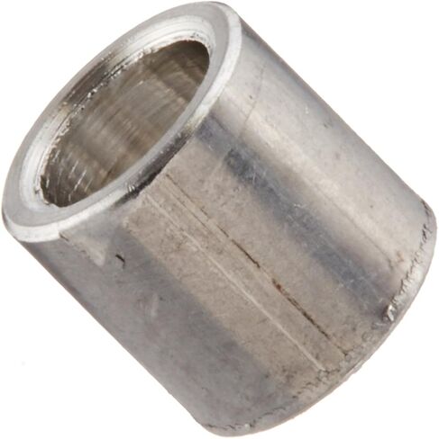 Small Parts 140408RSA Round Spacer, Aluminum, Plain Finish, #8 Screw Size, 1/4" OD, 0.166" ID, 1/4" Length (Pack of 25) in Saudi Arabia