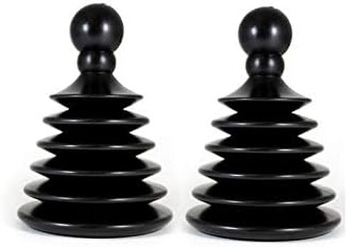 الضرب مايتي تايني الغطاس من ماستر بلانجر 2 عبوة مصممة للحمام / حوض المطبخ، مثالية لRV's. فتح سريع وسهل (مرشح للحصول على براءة اختراع)، أسود in Kuwait