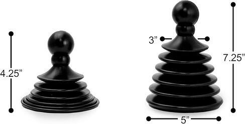 الضرب مايتي تايني الغطاس من ماستر بلانجر 2 عبوة مصممة للحمام / حوض المطبخ، مثالية لRV's. فتح سريع وسهل (مرشح للحصول على براءة اختراع)، أسود in Kuwait