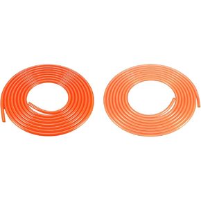 uxcell 10ft 5mm 6mm PU Transmission Round Belt High-Performance Urethane Belting Orange for Conveyor Bonding Machine Dryer 2pcs in Kuwait